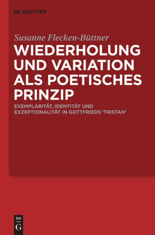 Vorderes Coverbild Wiederholung und Variation als poetisches Prinzip