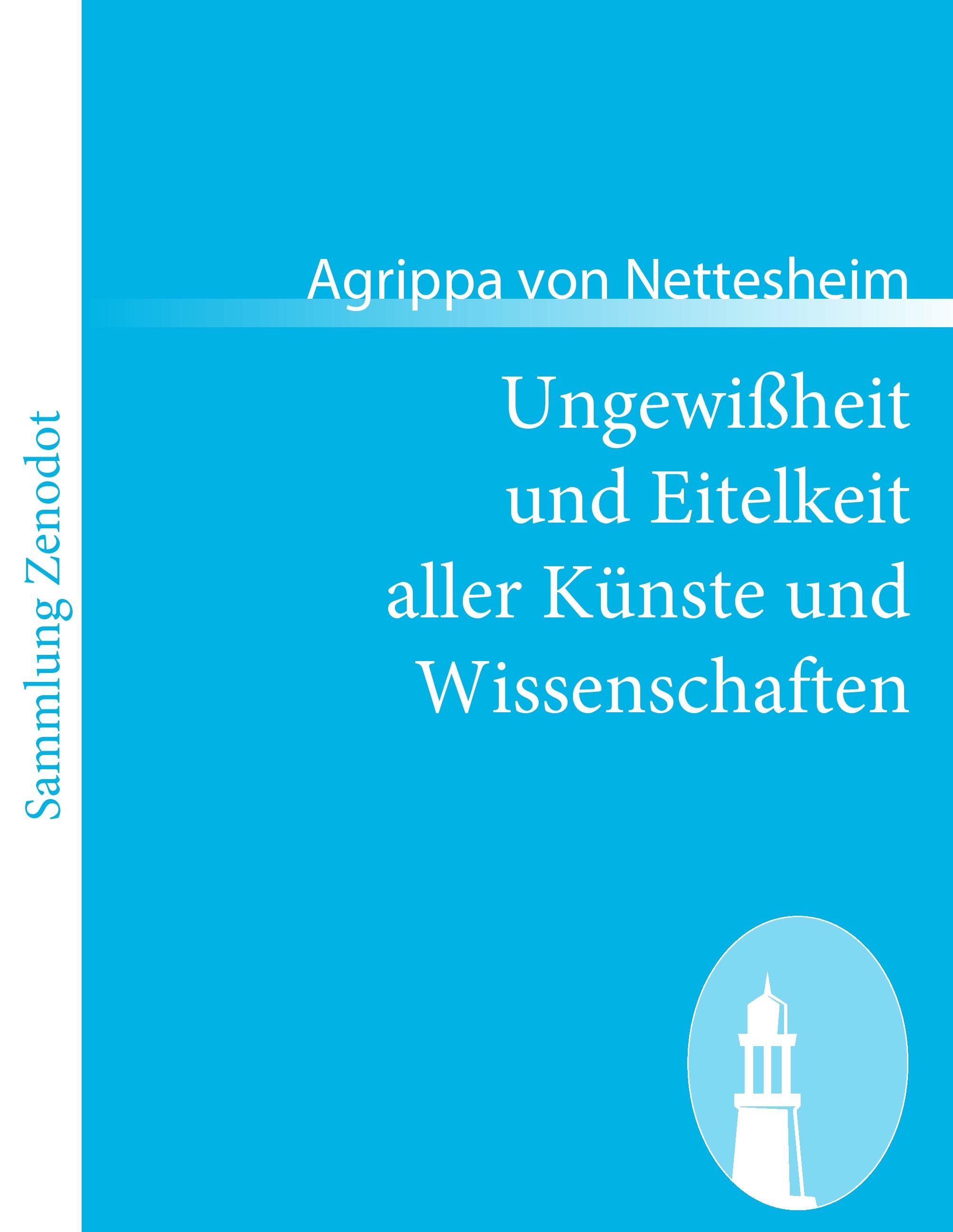 Vorderes Coverbild Ungewißheit und Eitelkeit aller Künste und Wissenschaften