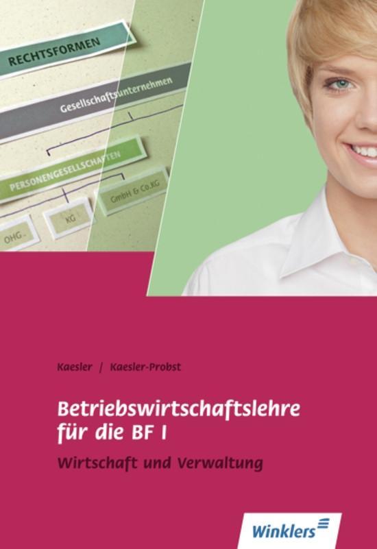 Vorderes Coverbild Betriebswirtschaftslehre für die BF I