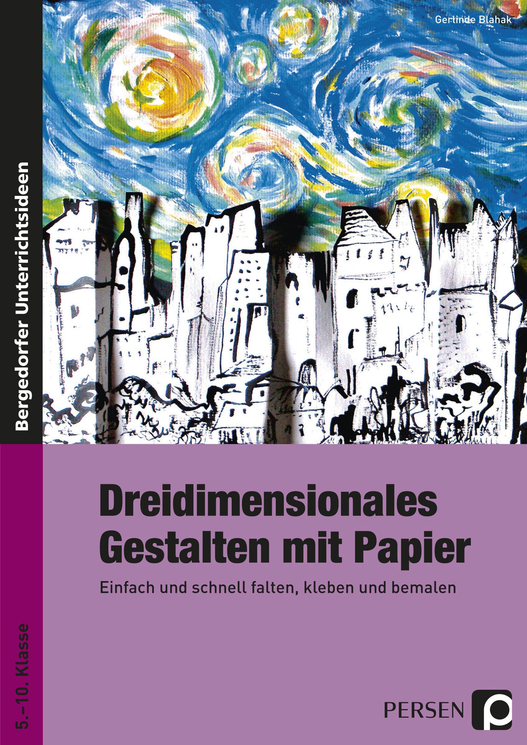Vorderes Coverbild Dreidimensionales Gestalten mit Papier