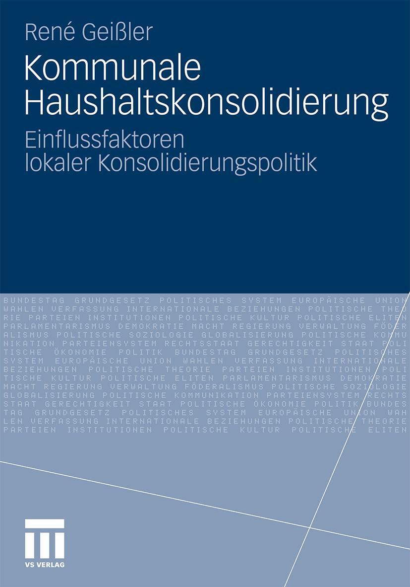 Vorderes Coverbild Kommunale Haushaltskonsolidierung