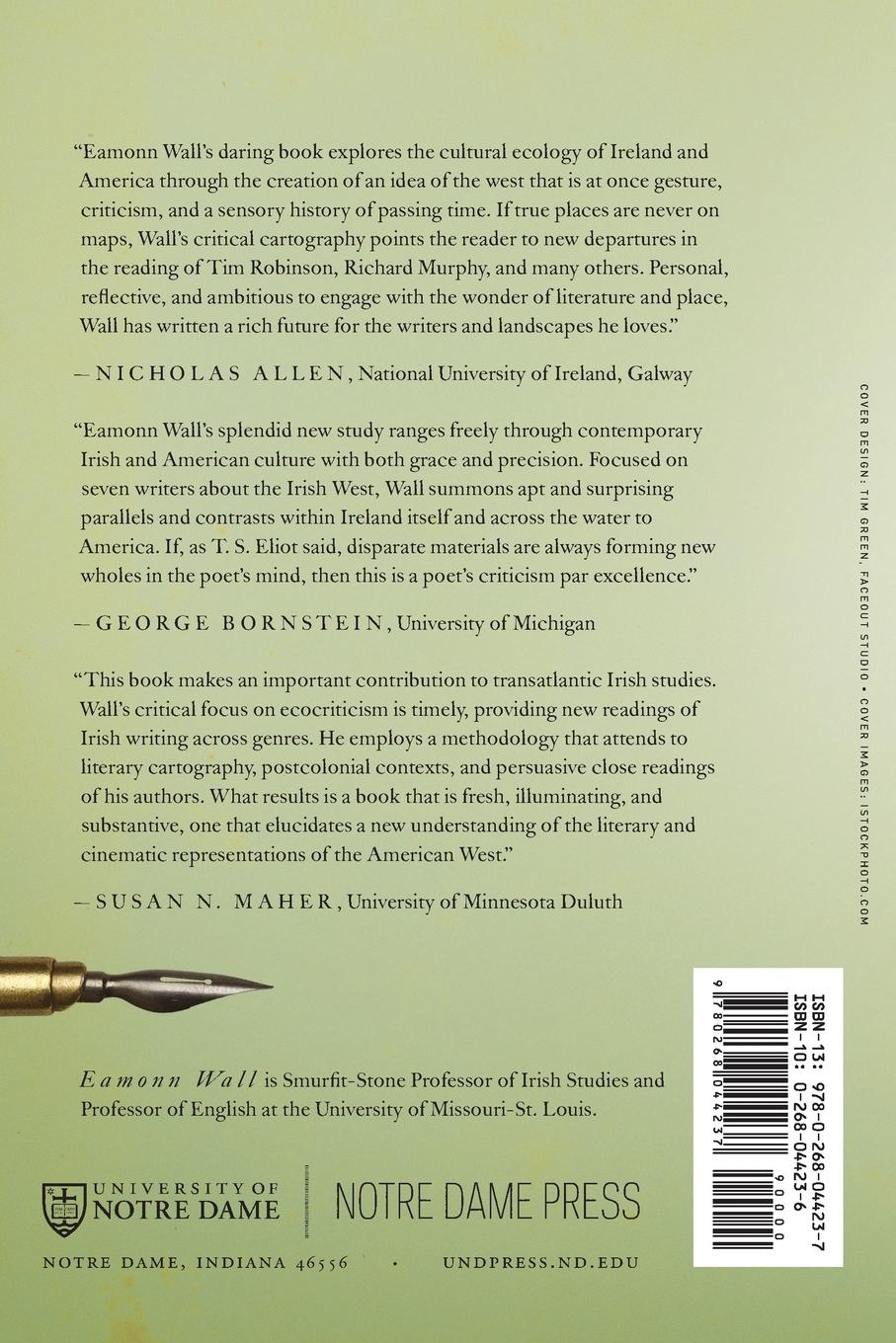 Rückseitencover Writing the Irish West