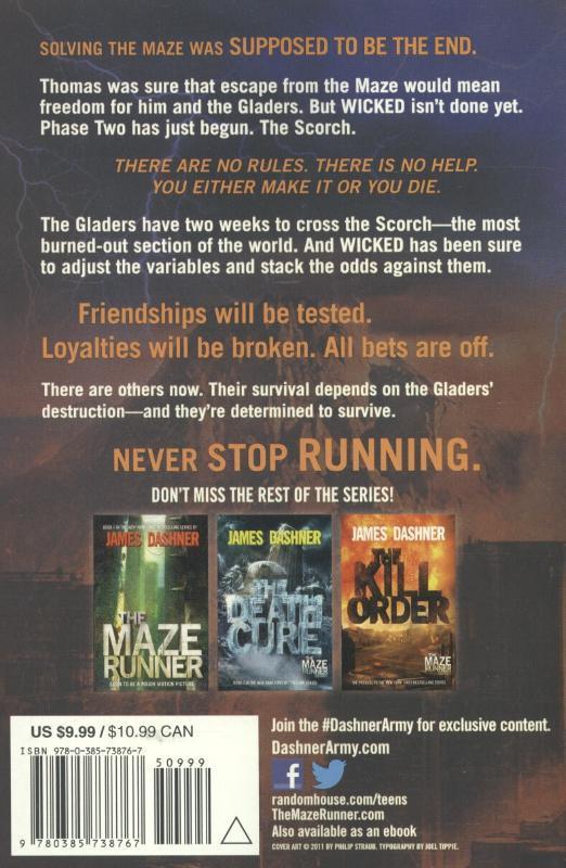 Rückseitencover Maze Runner 2. The Scorch Trials