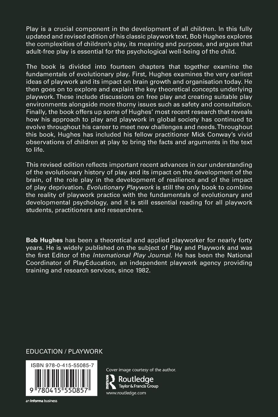 Rückseitencover Evolutionary Playwork