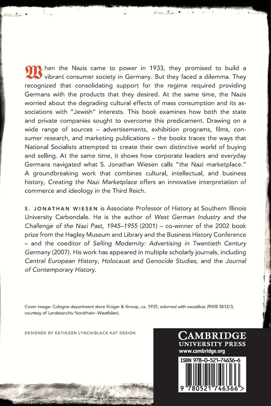 Rückseitencover Creating the Nazi Marketplace