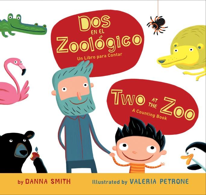 Vorderes Coverbild Two at the Zoo/DOS En El Zoologico Board Book