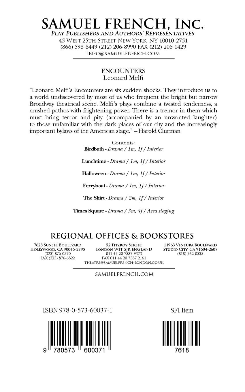 Rückseitencover Encounters