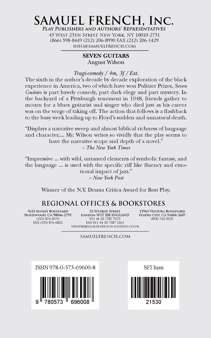 Rückseitencover Seven Guitars
