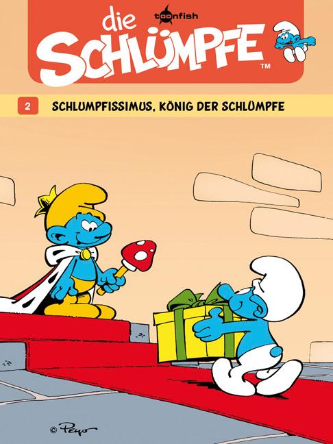 Vorderes Coverbild Die Schlümpfe 02. Schlumpfissimus, König der Schlümpfe