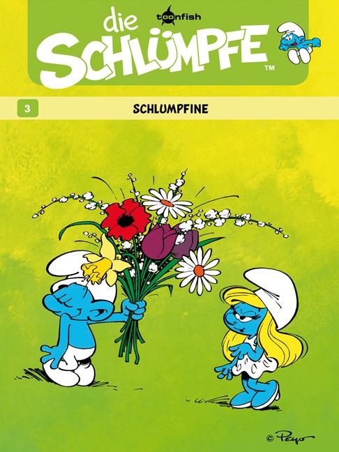 Vorderes Coverbild Die Schlümpfe 03. Schlumpfine