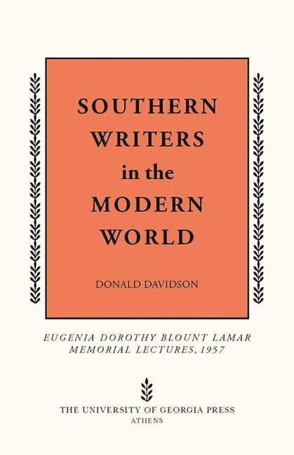 Vorderes Coverbild Southern Writers in the Modern World