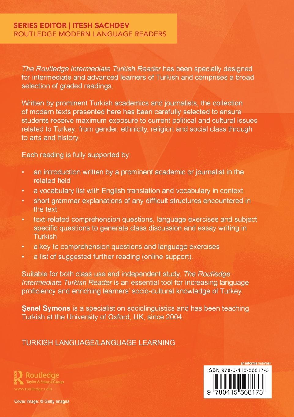Rückseitencover The Routledge Intermediate Turkish Reader