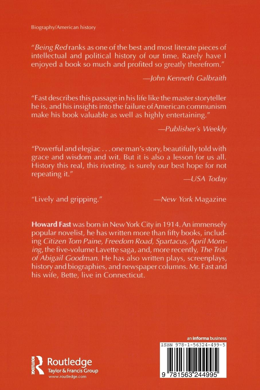 Rückseitencover Being Red