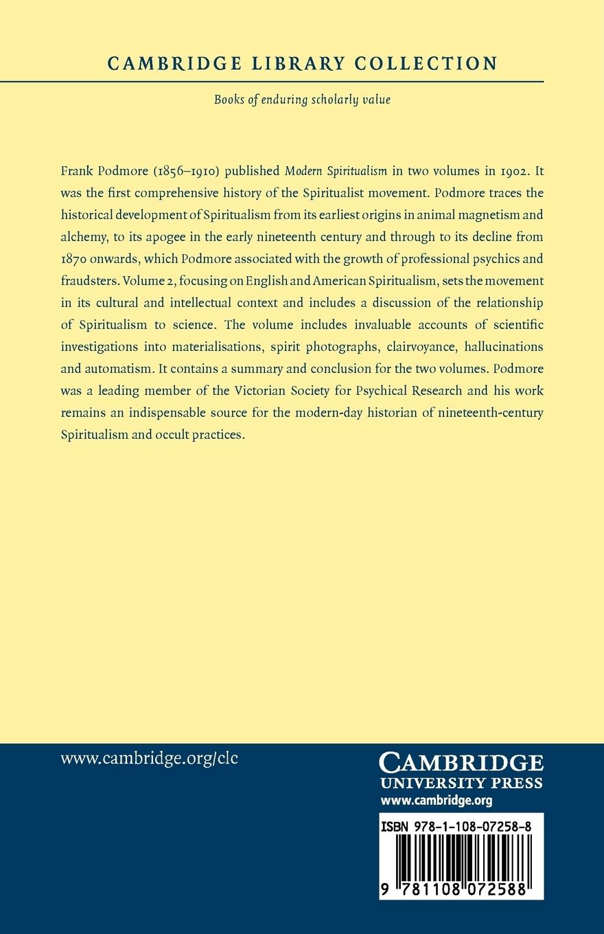 Rückseitencover Modern Spiritualism - Volume 2