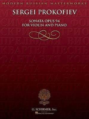 Vorderes Coverbild Sonata for Violin, No. 2, Op 94: Violin and Piano
