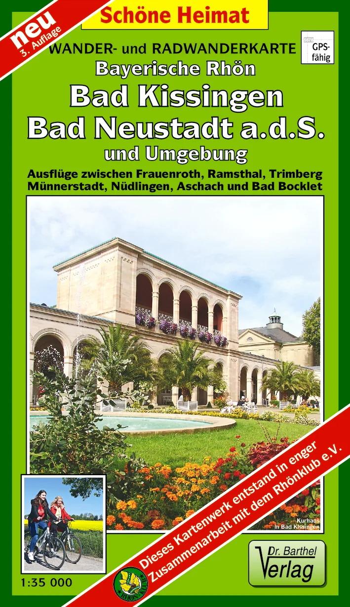 Vorderes Coverbild Rhön, Bad Kissingen, Bad Neustadt a.d.S. und Umgebung 1 : 35 000 Radwander- und Wanderkarte