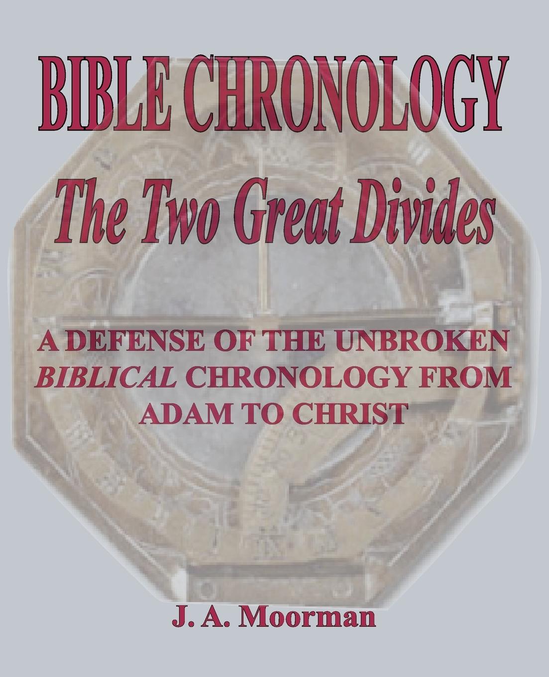 Vorderes Coverbild Bible Chronology The Two Great Divides