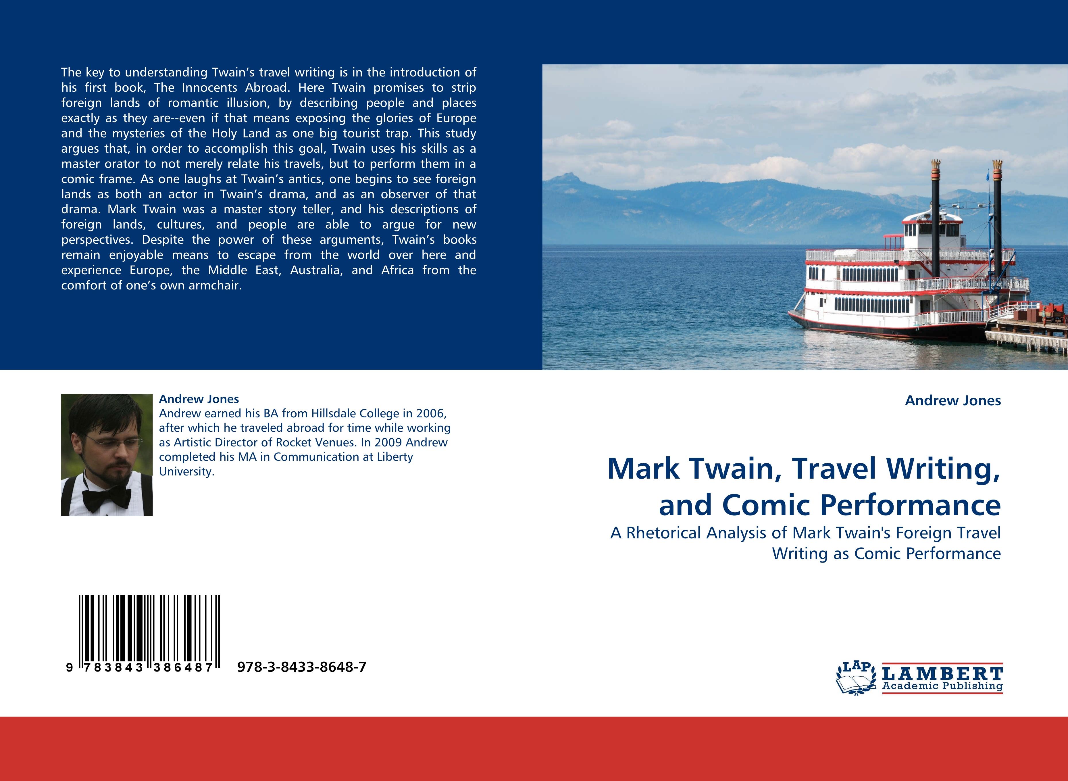 Vorderes Coverbild Mark Twain, Travel Writing, and Comic Performance