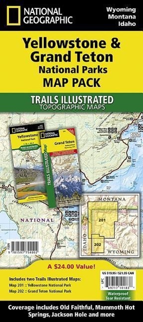 Vorderes Coverbild Yellowstone and Grand Teton National Parks [Map Pack Bundle]