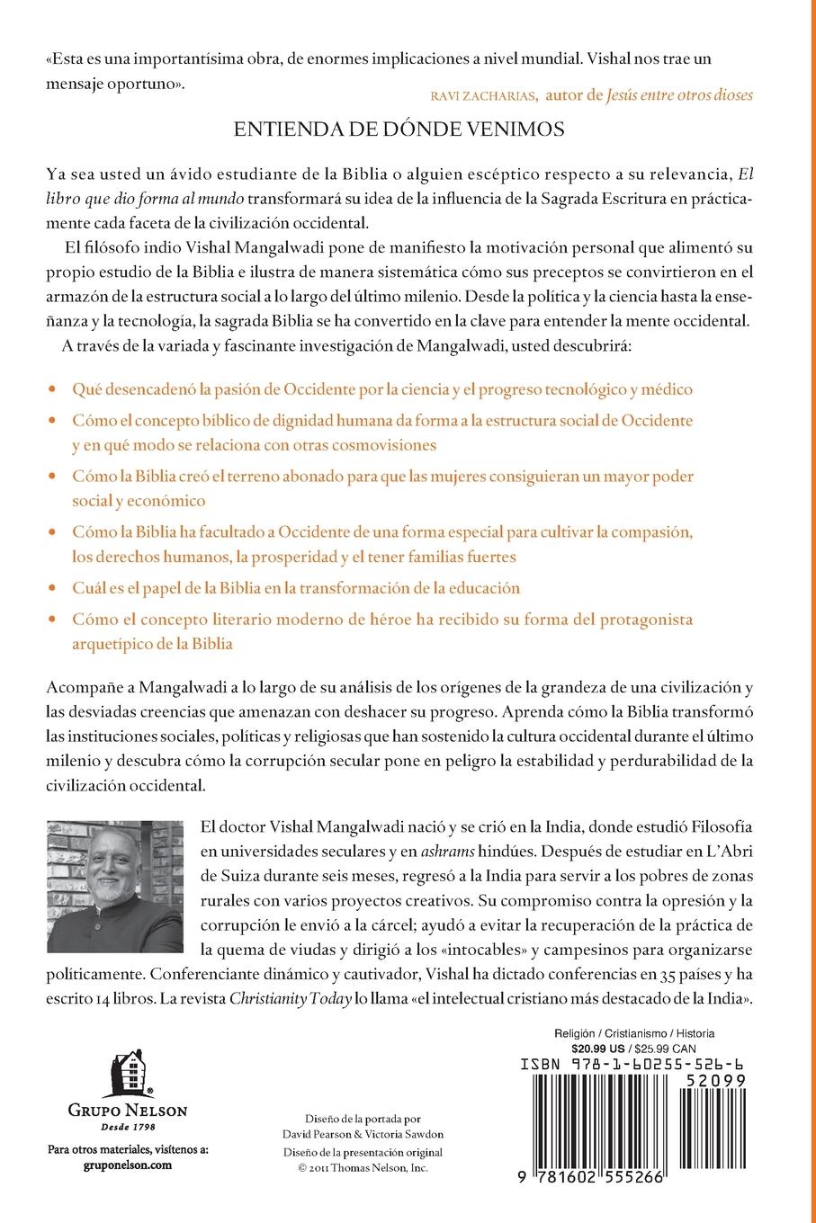 Rückseitencover El Libro Que Dio Forma Al Mundo