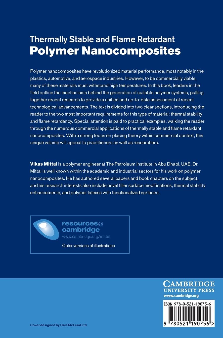 Rückseitencover Thermally Stable and Flame Retardant Polymer Nanocomposites