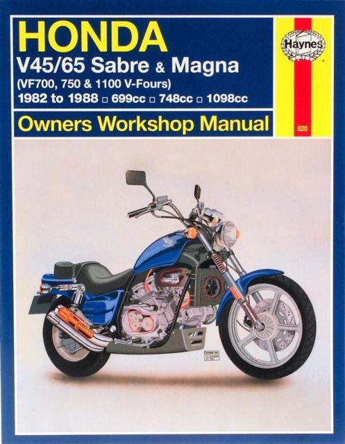 Vorderes Coverbild Honda V45/65 Sabre & Magna (82 - 88) Haynes Repair Manual