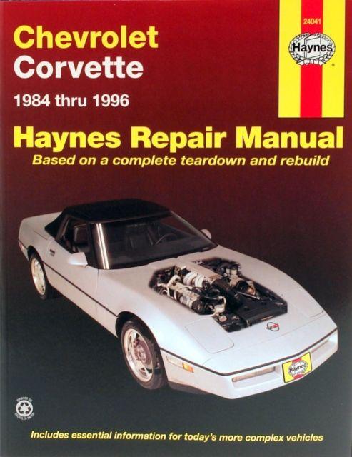 Vorderes Coverbild Chevrolet Corvette (84 - 96)