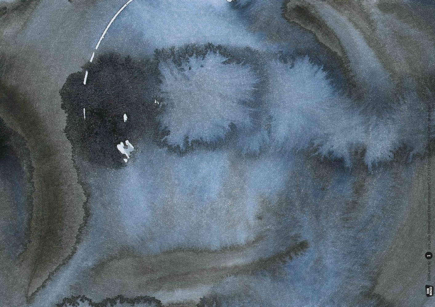 Beispielinhalt (Bild) Die Schöpfungsgeschichte. Wie Himmel und Erde entstanden. Kamishibai Bildkartenset.