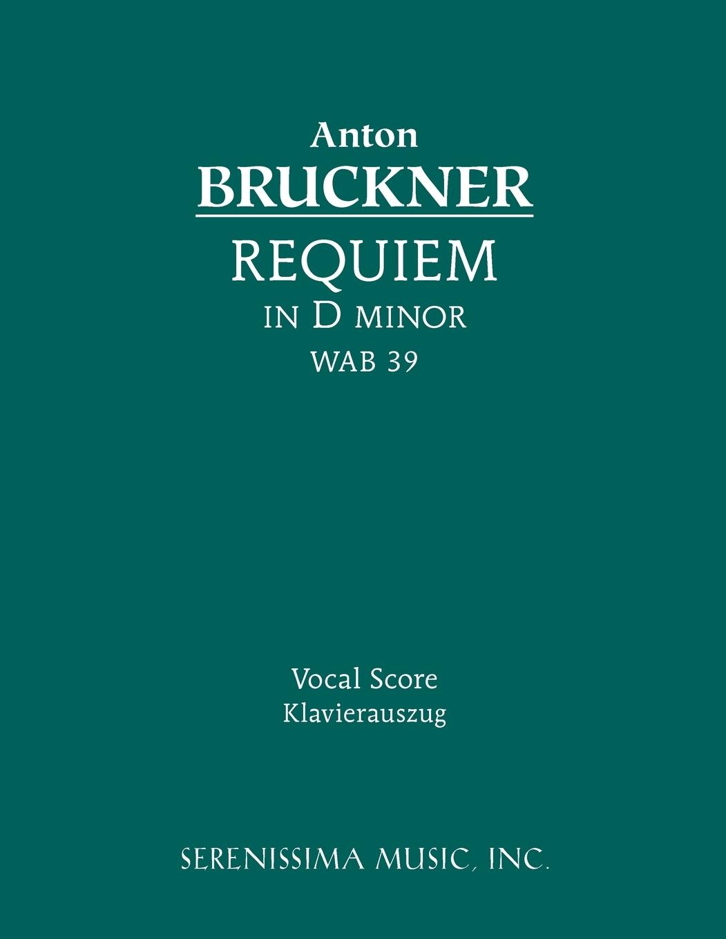 Vorderes Coverbild Requiem in D minor, WAB 39