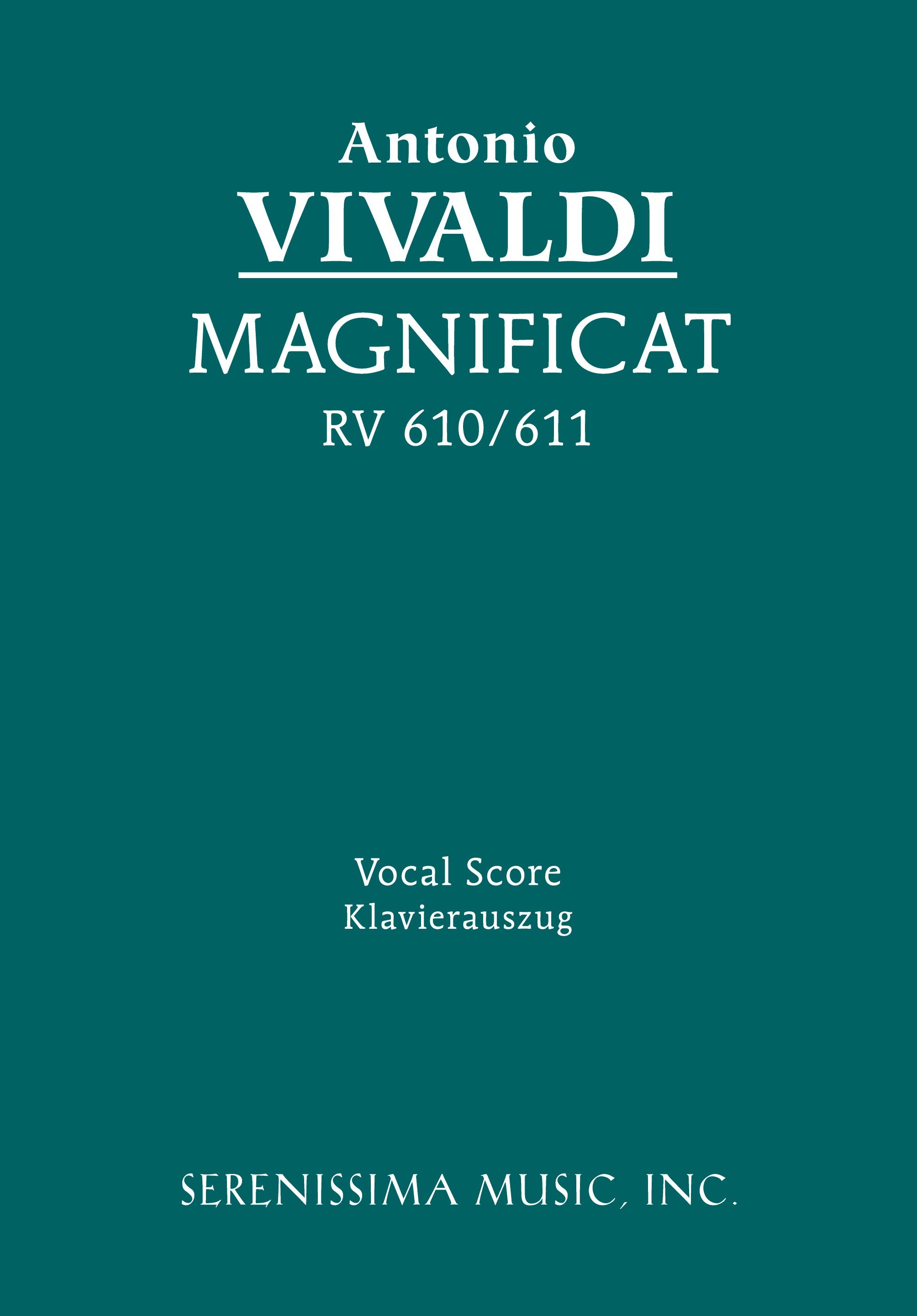 Vorderes Coverbild Magnificat, RV 610/611
