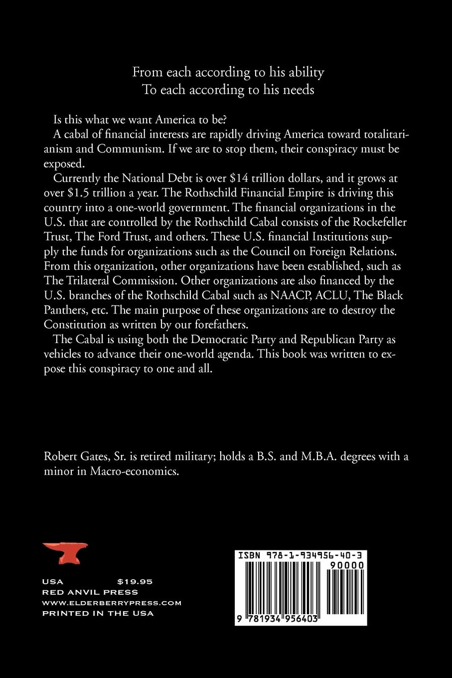 Rückseitencover The Conspiracy That Will Not Die