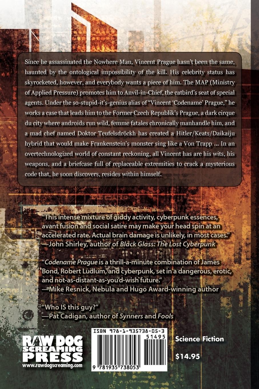 Rückseitencover Codename Prague