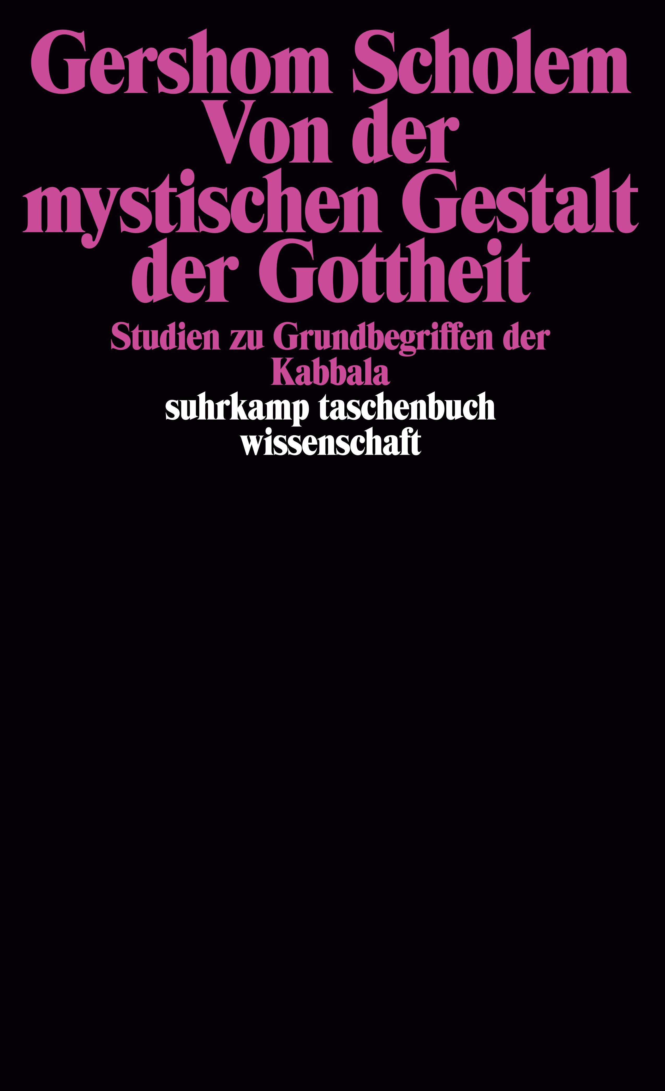 Vorderes Coverbild Von der mystischen Gestalt der Gottheit