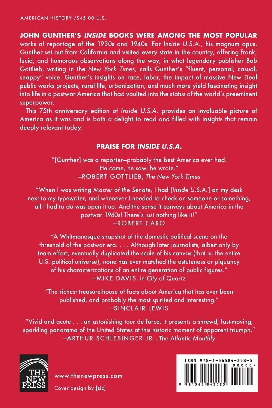 Rückseitencover Inside U.S.A.