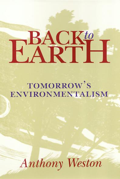 Vorderes Coverbild Back to Earth: Tomorrow's Environmentalism