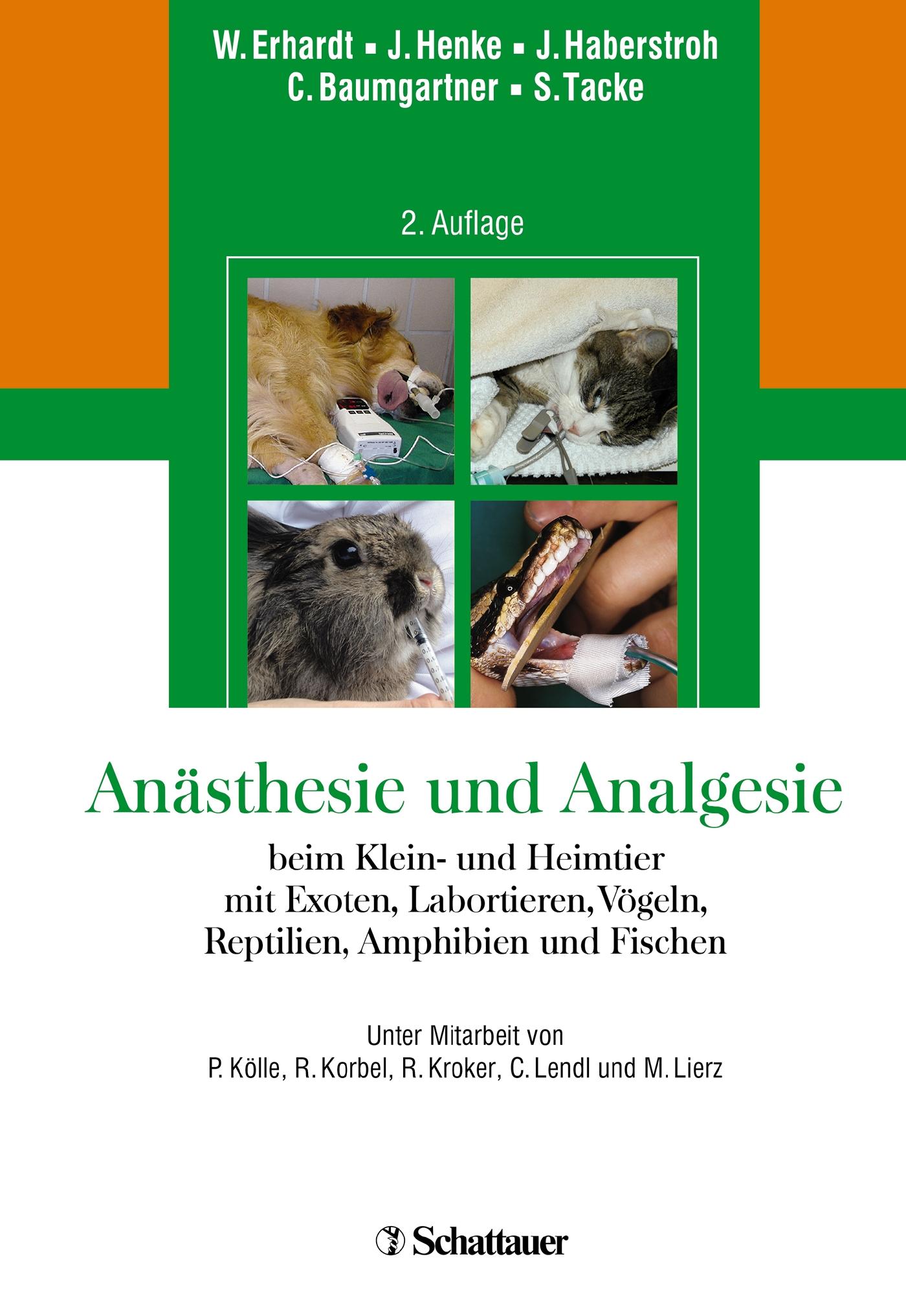 Vorderes Coverbild Anästhesie und Analgesie beim Klein- und Heimtier