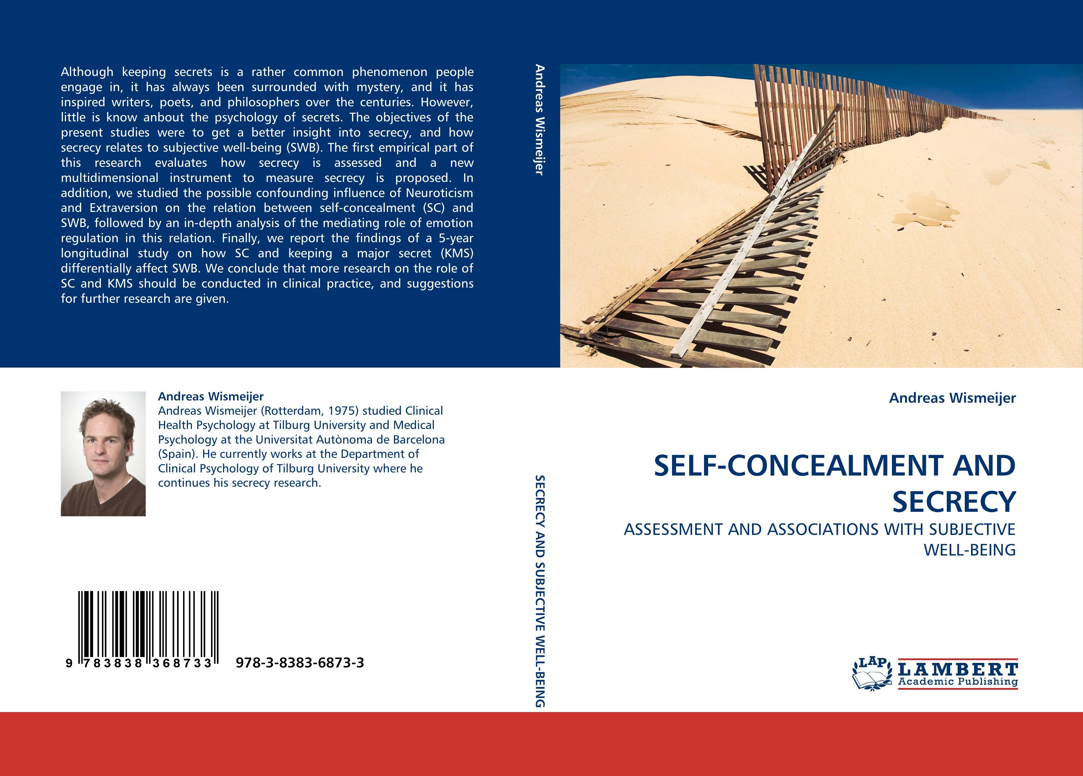 Vorderes Coverbild SELF-CONCEALMENT AND SECRECY