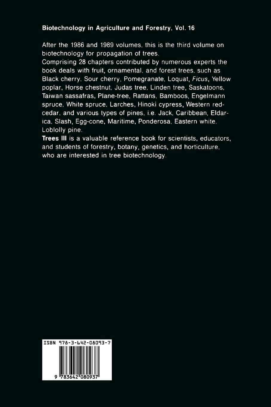 Rückseitencover Trees III