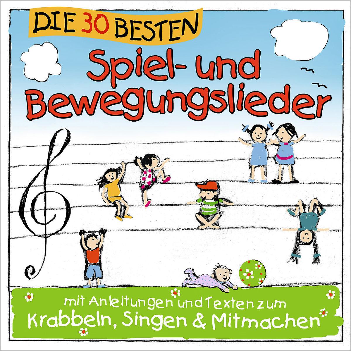 Vorderes Coverbild Die 30 besten Spiel- und Bewegungslieder