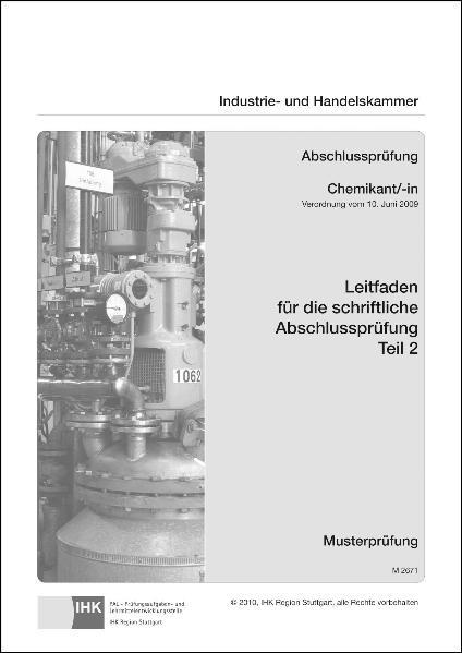 Vorderes Coverbild PAL-Leitfaden für die gestreckte Abschlussprüfung Teil 2 - Chemikant/-in