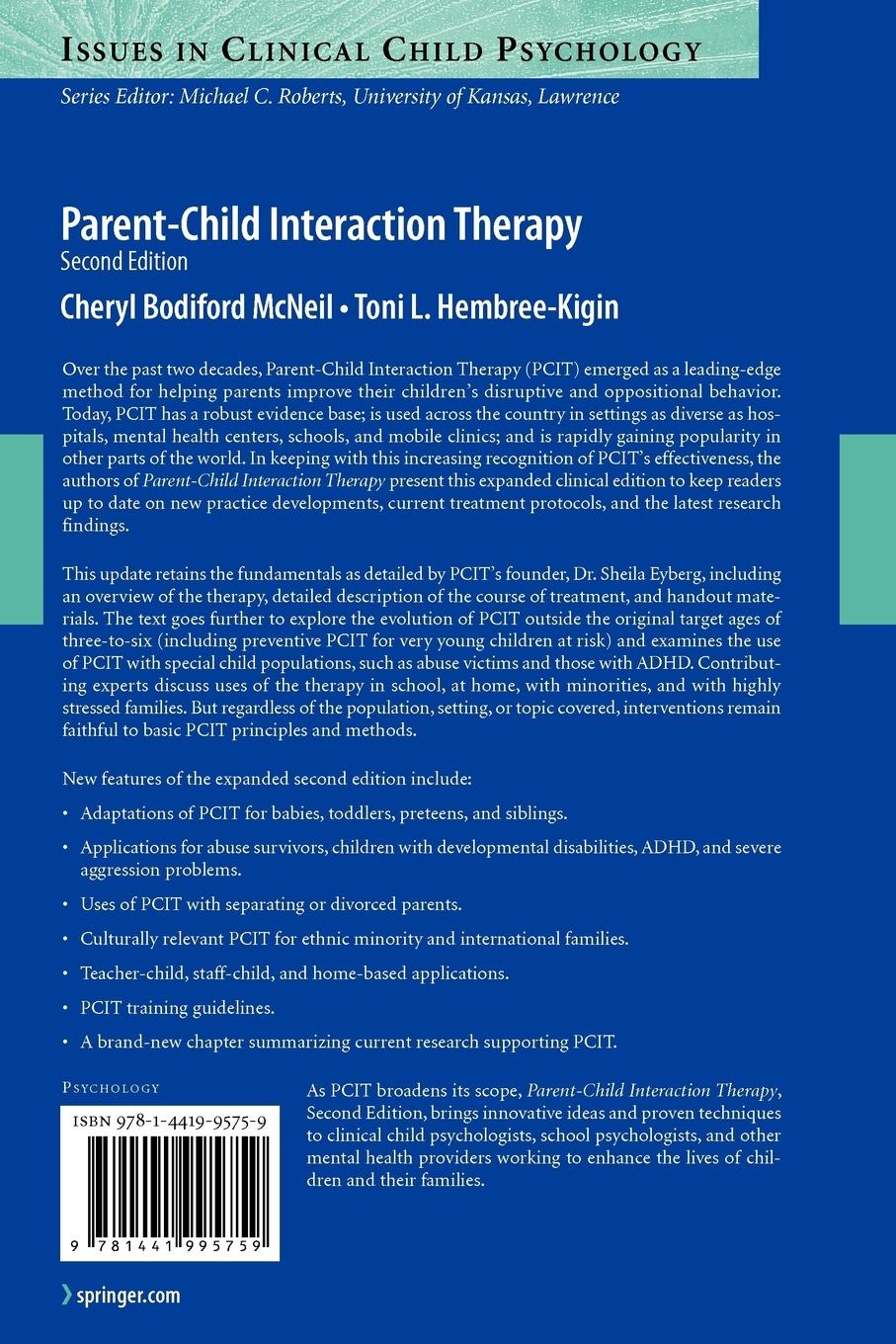 Rückseitencover Parent-Child Interaction Therapy