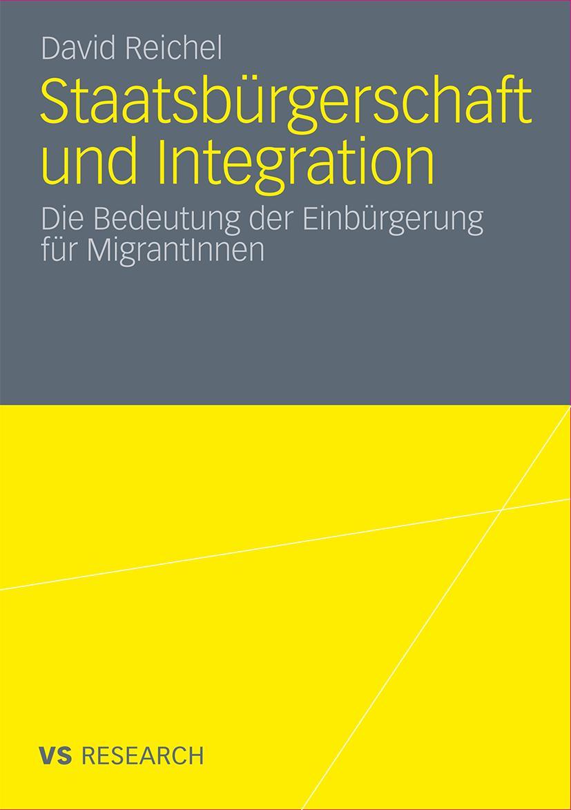 Vorderes Coverbild Staatsbürgerschaft und Integration