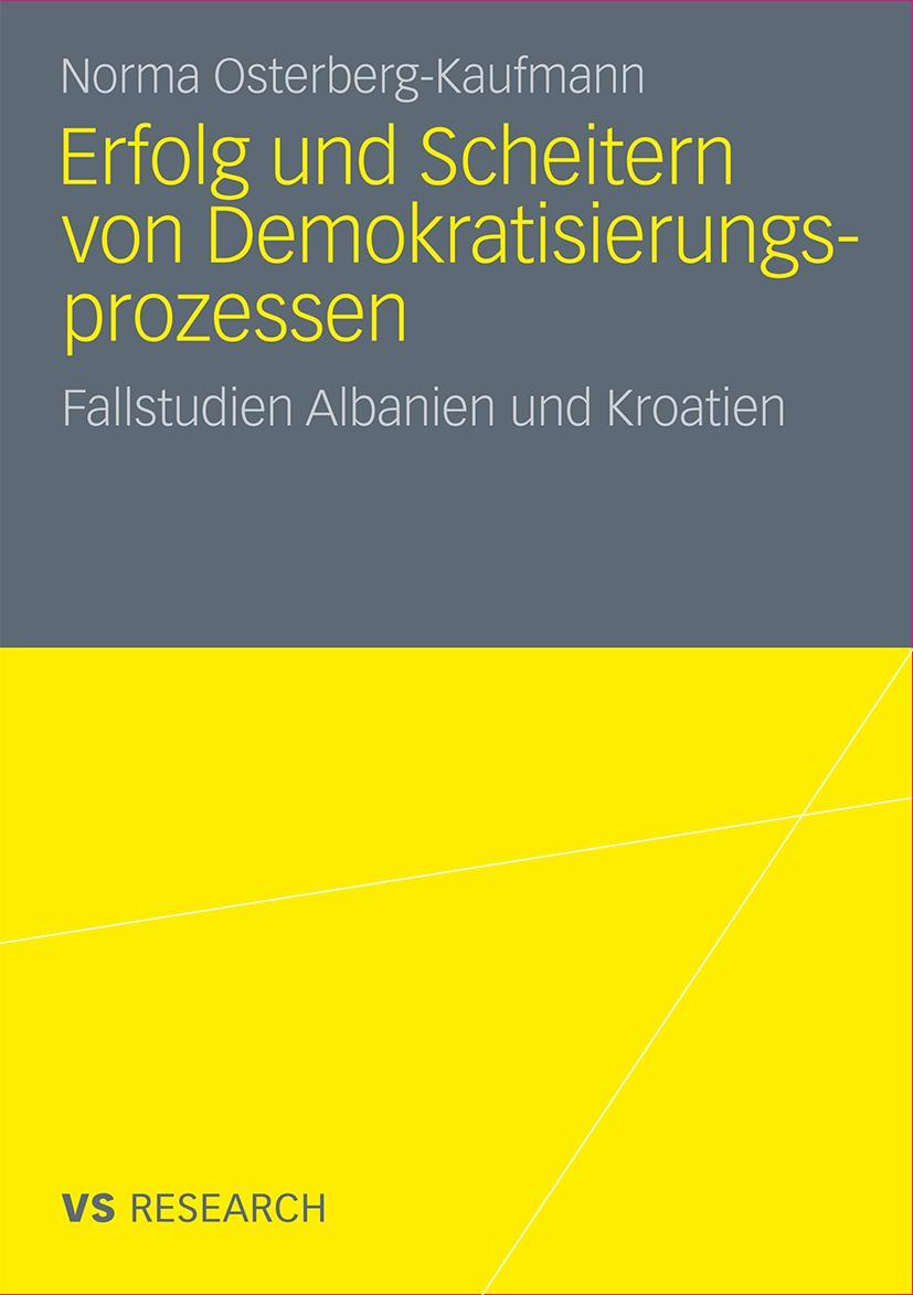 Vorderes Coverbild Erfolg und Scheitern von Demokratisierungsprozessen