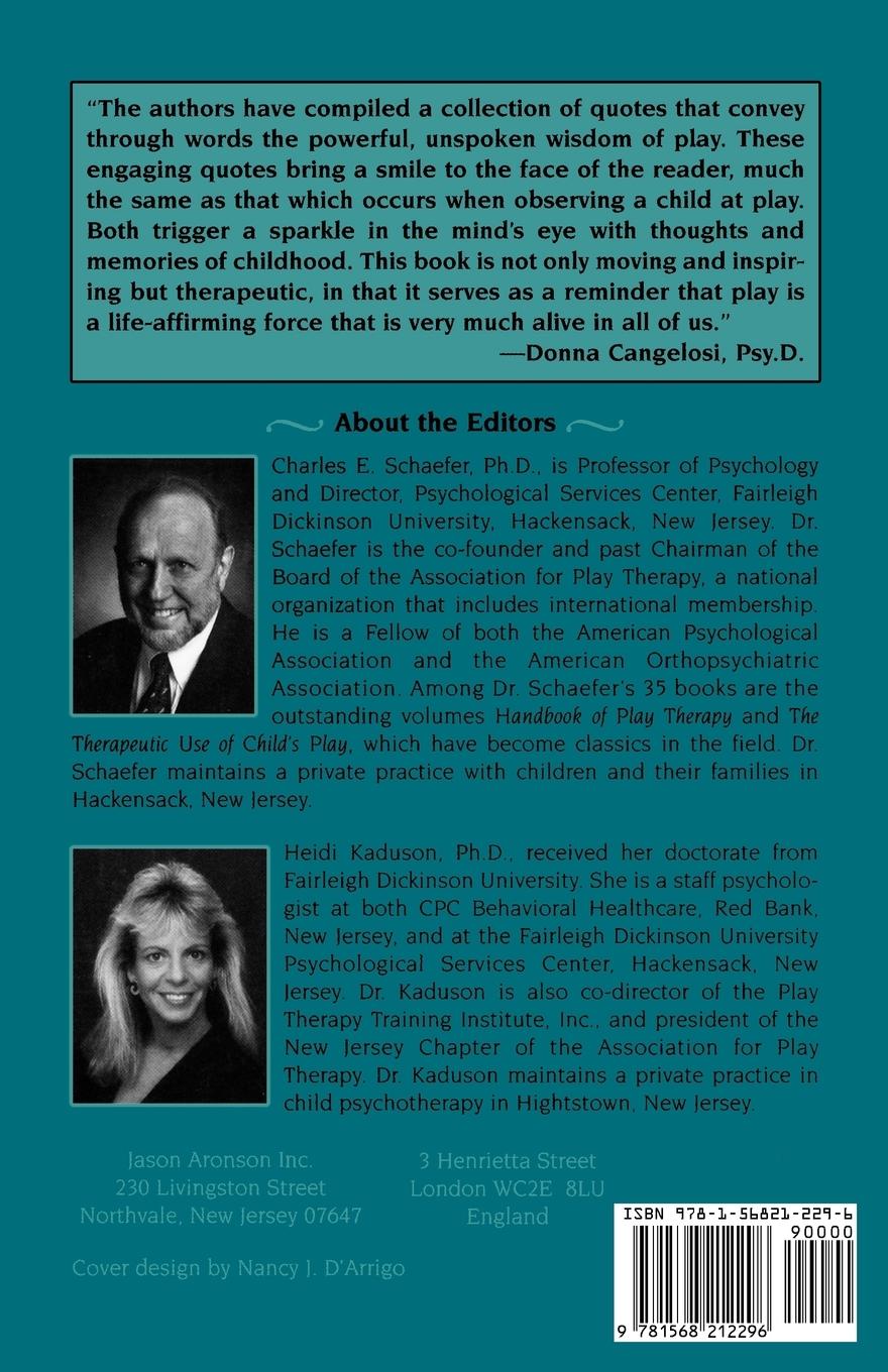 Rückseitencover Quotable Play Therapist