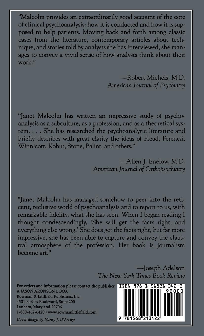 Rückseitencover Psychoanalysis