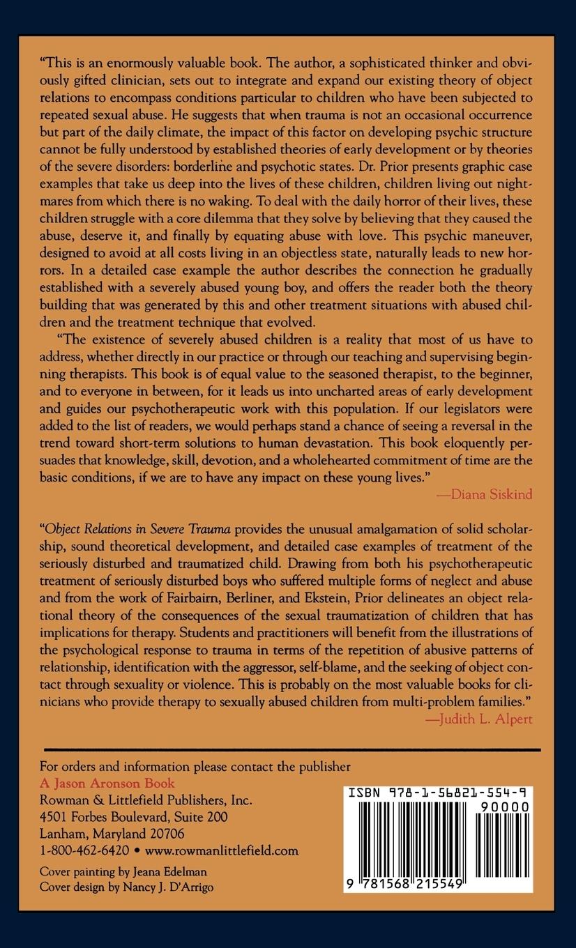 Rückseitencover Object Relations in Severe Trauma