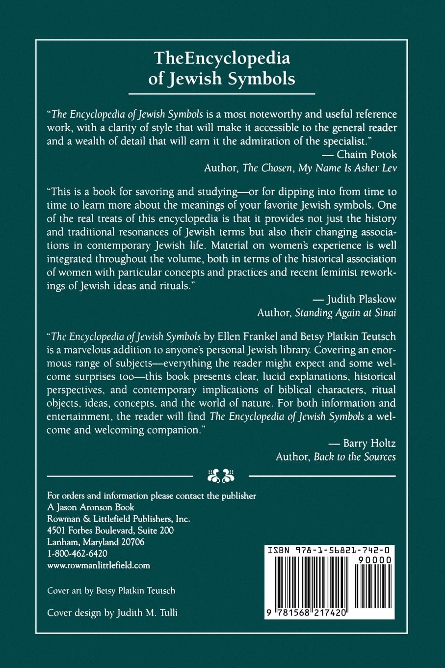Rückseitencover Encyclopedia of Jewish Symbols