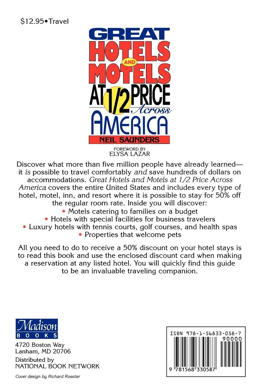 Rückseitencover Great Hotels and Motels at Half Price Across America