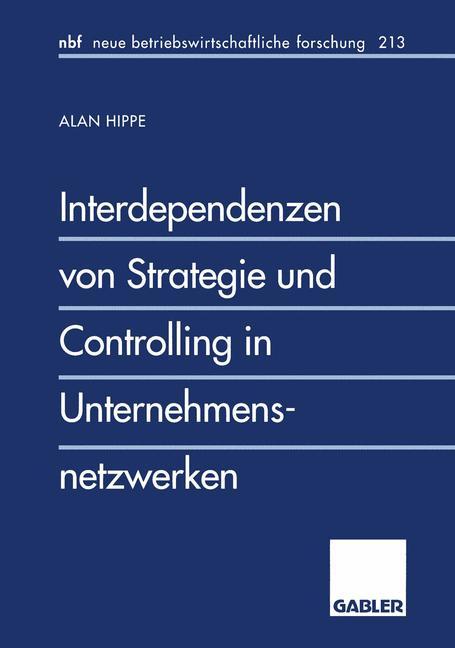 Vorderes Coverbild Interdependenzen von Strategie und Controlling in Unternehmensnetzwerken