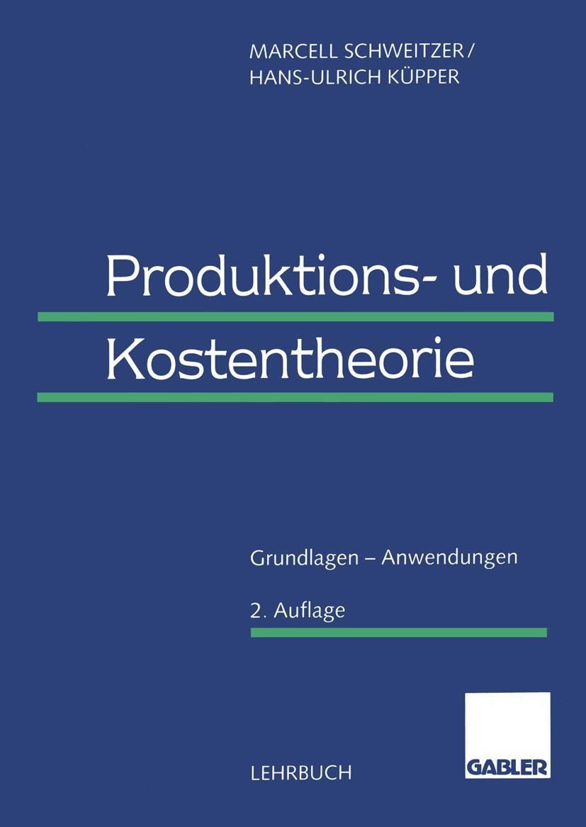 Vorderes Coverbild Produktions- und Kostentheorie